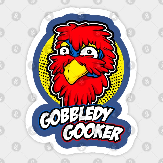 Gobbledy Gooker Sticker by lockdownmnl09